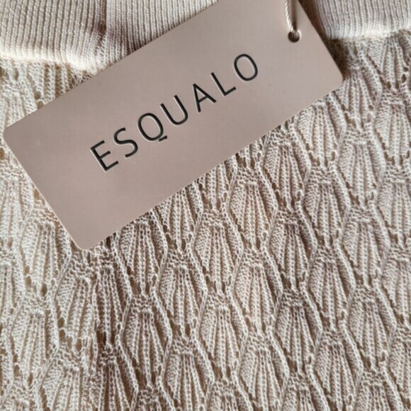 High Waist Knit Lace Summer Pants  Flared Leg NWT Sz M Tall - Picture 6 of 10